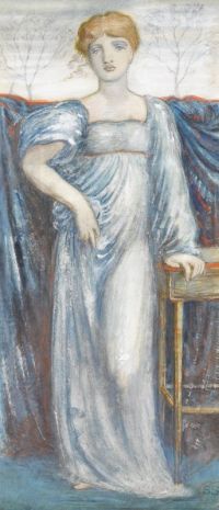 سليمان أبراهام امرأة باللون الأزرق 1881