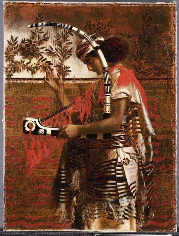 Solomon Abraham A Young Musician Employed In The Temple Service During The Feast Of Tabernacles 1861 canvas print