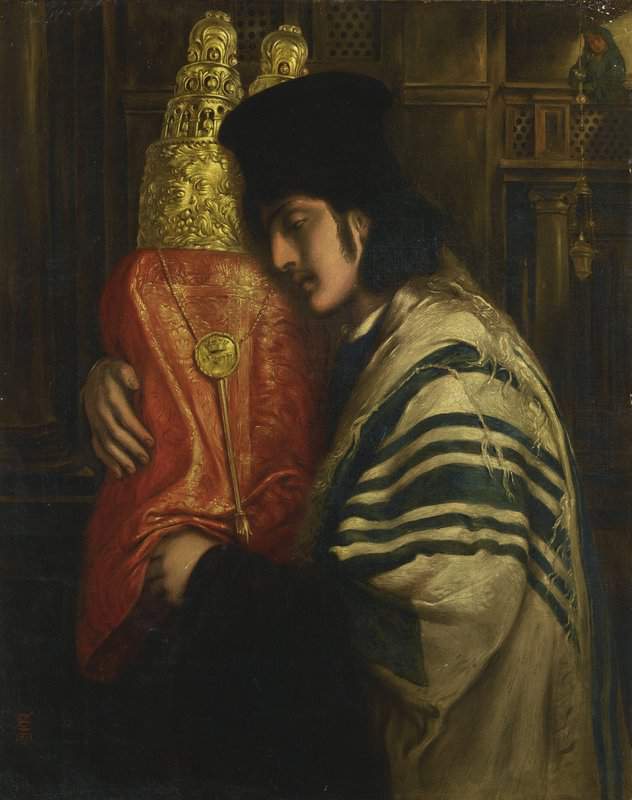 Solomon Abraham Carrying The Scrolls Of The Law 1871 canvas print