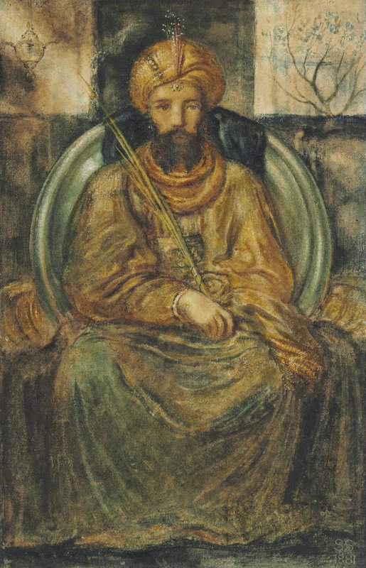 Solomon Abraham King Solomon Sitting In Judgement 1881 canvas print