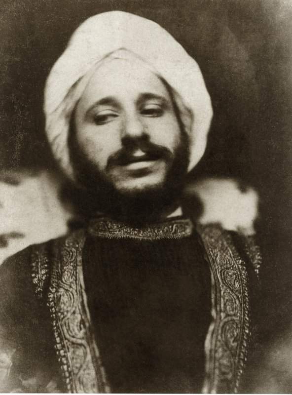 Solomon Abraham Portrait Of The Painter Simeon Solomon In Oriental Costume Ca. 1870 canvas print