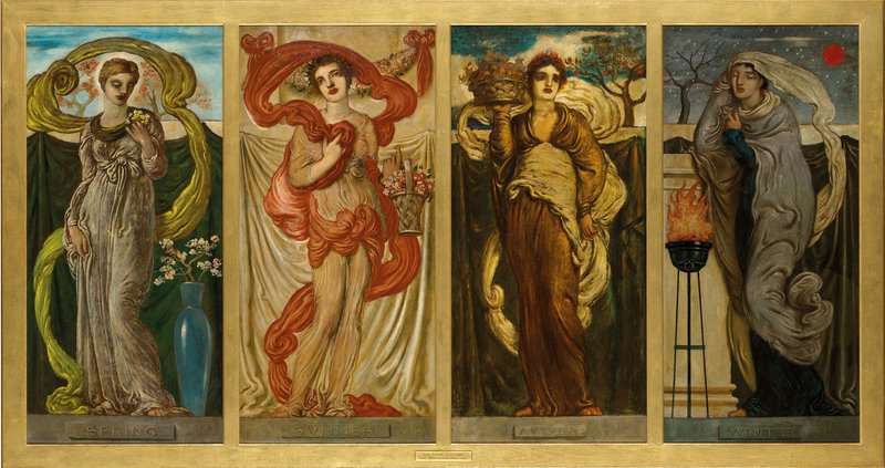 Solomon Abraham The Four Seasons canvas print