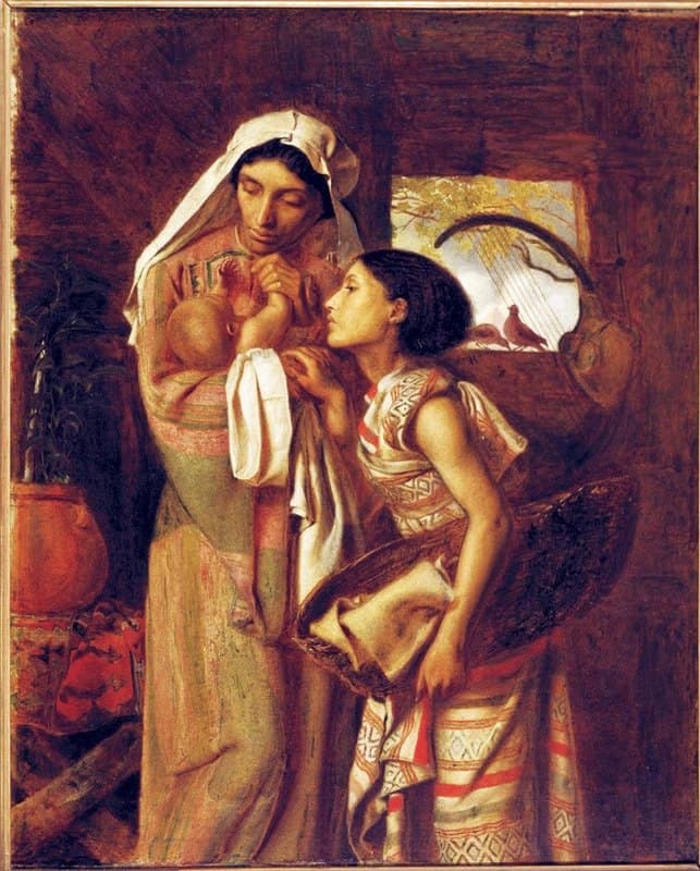 Solomon Abraham The Mother Of Moses 1860 canvas print