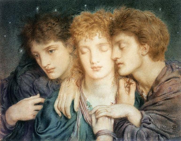 Solomon Abraham The Sleepers And One That Watcheth 1870 71 canvas print