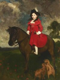 Solomon Solomon Joseph The Field The Artist S Daughter On A Pony