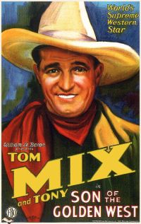 Son Of Golden West 1928 Movie Poster stampa su tela