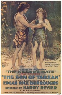 Stampa su tela del poster del film Son Of Tarzan 1920