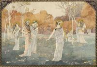Sonrel Elisabeth In The Garden Of Maidens canvas print