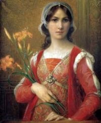 Sonrel Elisabeth Presumed Portrait Of Beatrice Portinari canvas print