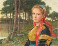 Sonrel Elisabeth The Forest Of Broceliande canvas print