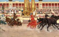 Sorbi Raffaello Chariot Race In The Circus 1894 canvas print