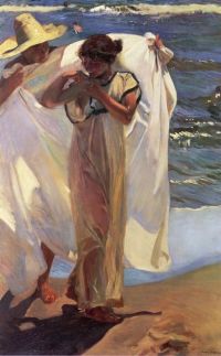 Sorolla Y Bastida Joaqu N After Bathing 1908 canvas print