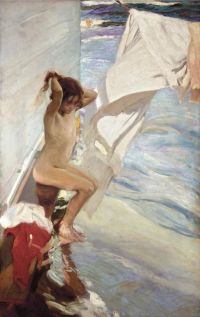 Sorolla Y Bastida Joaqu N Before The Bathing canvas print