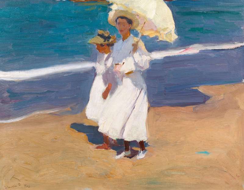 Sorolla Y Bastida Joaqu N By The Seaside canvas print