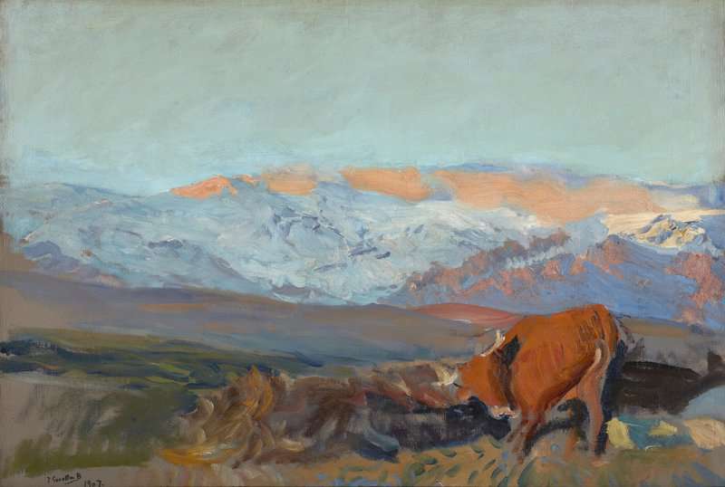 Sorolla Y Bastida Joaqu N Las Zorreras. Sierra De Guadarrama 1907 canvas print