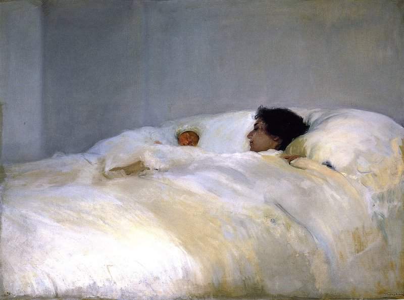 Sorolla Y Bastida Joaqu N Mother Ca. 1900 canvas print