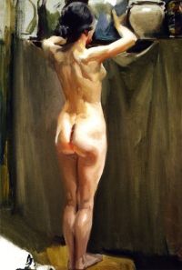 Sorolla Y Bastida Joaqu N Nude Woman Ca. 1910 canvas print