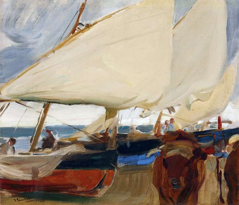 Sorolla Y Bastida Joaqu N Playa De Valencia 1910 canvas print