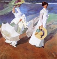 Sorolla Y Bastida Joaqu N Promenade By The Sea 1909 canvas print