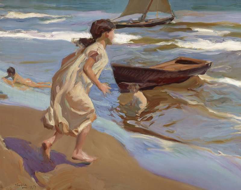 Sorolla Y Bastida Joaqu N The Bathing Hour canvas print