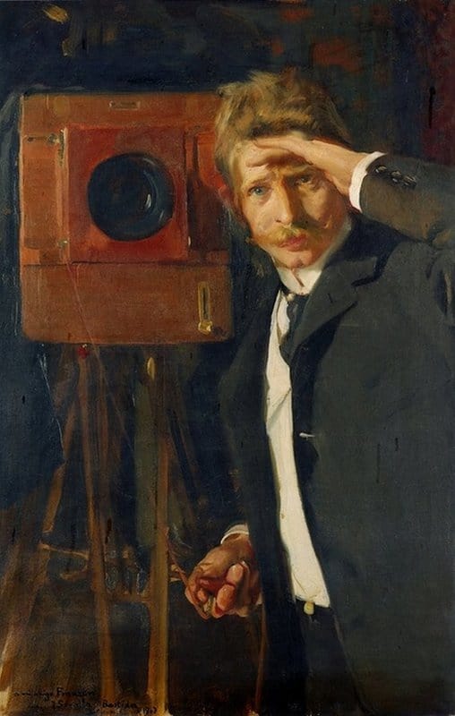 Sorolla Y Bastida Joaqu N The Photographer Christian Franzen 1903 canvas print