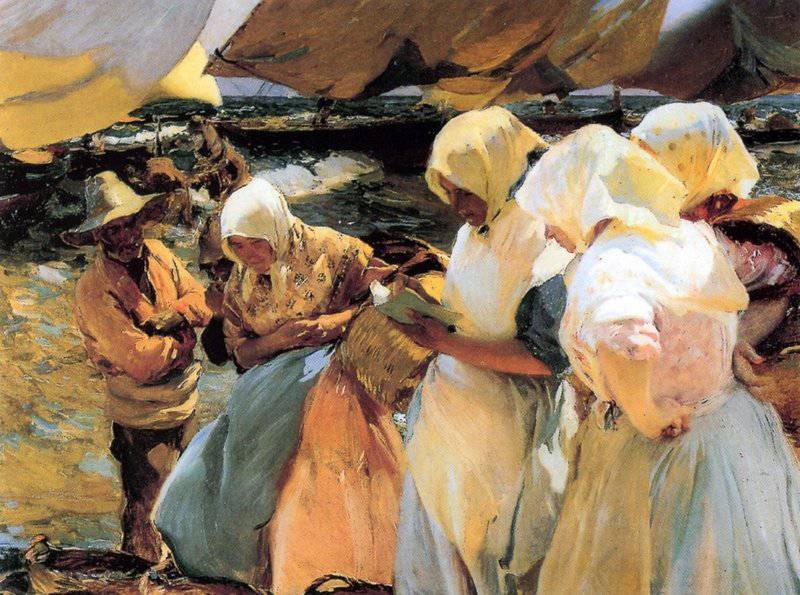 Sorolla Y Bastida Joaqu N Valencian Fishwives 1903 canvas print