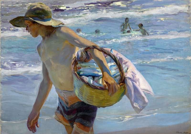Sorolla Y Bastida Joaqu N Young Fisherman Valencia canvas print