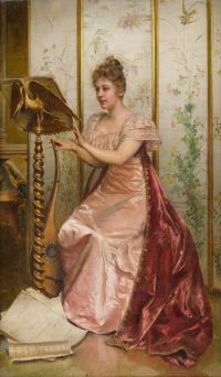 Soulacroix Charles Joseph Frederick A Musical Moment canvas print