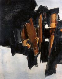 Soulages pittura 14 marzo 1960
