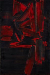 Soulages, Gemälde 195 x 130 cm, 4 Aout 1961