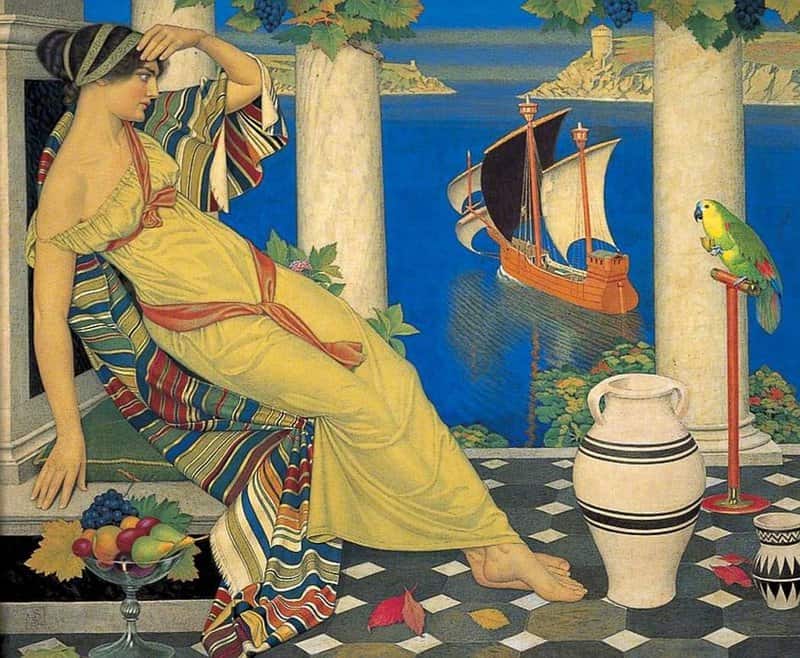 Southall Joseph Edward Ariadne In Naxos 1925 26 canvas print