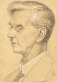 Southall Joseph Edward Porträt von Lektor Harlock 1939 Leinwanddruck