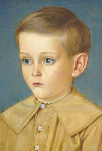 Southall Joseph Edward Porträt des Künstlers Neffe Edward Stafford Allen 1896 Leinwanddruck