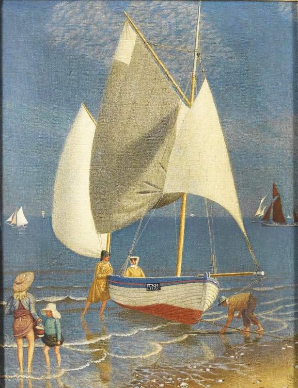 Southall Joseph Edward Sailing Boats 1909 canvas print
