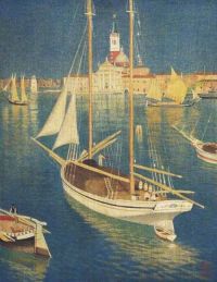 Southall Joseph Edward San Giorgio Venedig 1927 Leinwanddruck