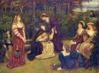 Spartali Stillman Marie Fiammetta Singing 1879 canvas print