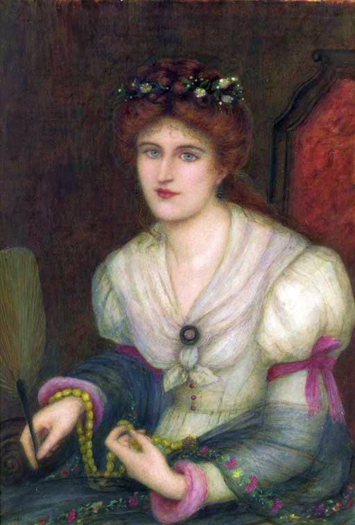 Spartali Stillman Marie Portrait Of Christina Spartali Ca. 1867 canvas print