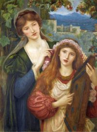 Spartali Stillman Marie The Childhood Of St. Cecily 1883