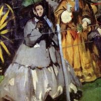 Spectators At The Races By Manet
