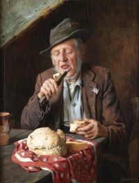 Spencelayh Charles Eat Less Bread 1917