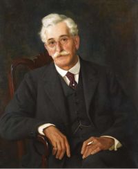 Spencelayh Charles Portrait Of Mr. Hilton 1923 canvas print