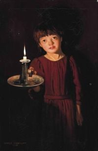 Spencelayh Charles The Nightlight 1899 canvas print