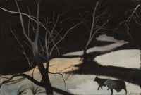 Spilliaert Leon Chiens Dans Un Paysage De Neige 1927 canvas print