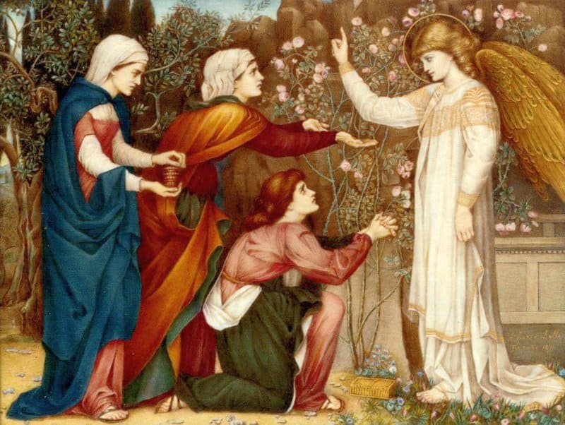 Stanhope John Roddam Spencer Why Seek Ye The Living Among The Dead Luke Chapter Xxiv Verse 5 1896 canvas print