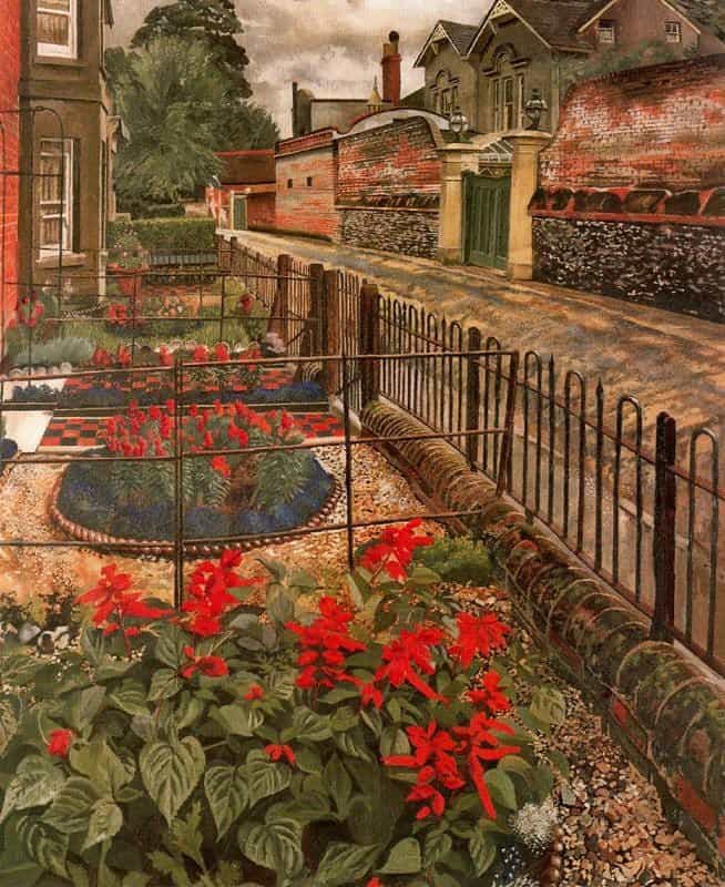 Tableaux sur toile, reproduction de Stanley Spencer Gardens In The Pound - Cookham
