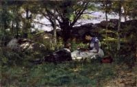 Steele Theodore Clement A June Idyl 1887 canvas print
