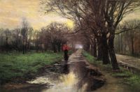 Steele Theodore Clement Meridian Street Thawing Weather 1887