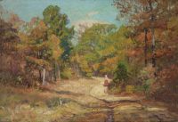 Steele Theodore Clement On The Road To Belmont 1910 canvas print