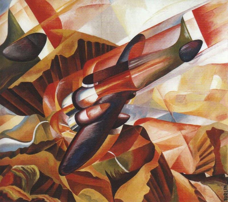 Stefano Vigolo Simultaneita Poema Africano Di Marinetti - 1938 canvas print