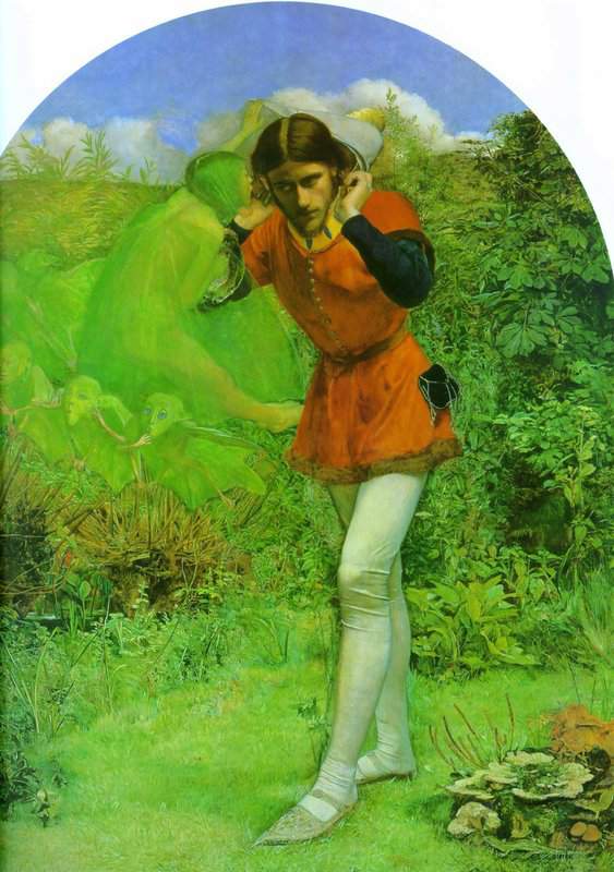 Stephens Frederic George Ferdinand Lured By Ariel 1850 canvas print